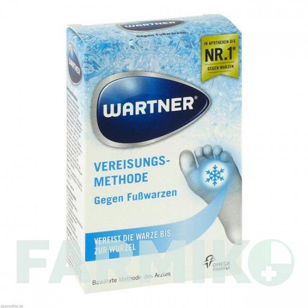 ВАРТНЕР (WARTNER) спрей 50 мл - Активные вещества OMEGA PHARMA