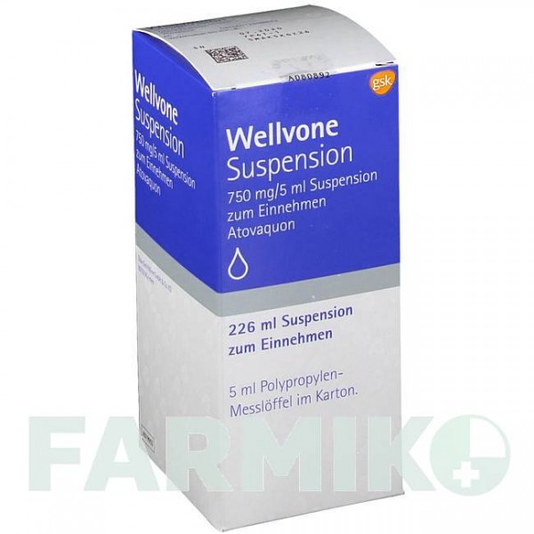 ВЕЛЛВОН (WELLVONE) суспензія 226 мл - Атоваквон GLAXOSMITHKLINE