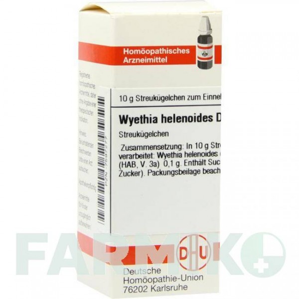 ВИТИЯ ГЕЛЕНОИДЕС (WYETHIA HELENOIDES) D 30 глобули 10 г - Гомеопатия DHU
