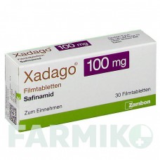 КСАДАГО (XADAGO) 100 мг таблетки 30 шт - Сафинамид ZAMBON