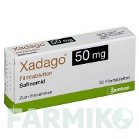 КСАДАГО (XADAGO) 50 мг таблетки 30 шт - Сафінамід ZAMBON
