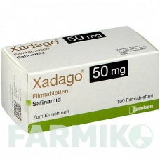 КСАДАГО (XADAGO) 50 мг таблетки 100 шт - Сафинамид ZAMBON