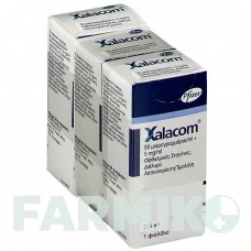 КСАЛАКОМ (XALACOM) капли 3x2,5 мл - Тимолол, Латанопрост ACA MULLER-ADAG PHARMA