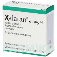 КСАЛАТАН (XALATAN) 0,005% краплі 1x2,5 мл - Латанопрост AXICORP PHARMA