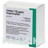 КСАЛАТАН (XALATAN) 0,005% краплі 3x2,5 мл - Латанопрост PHARMA GERKE