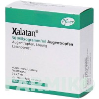 КСАЛАТАН (XALATAN) 50 мкг/мл краплі 3x2,5 мл - Латанопрост 1 0 1 CAREFARM