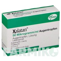 КСАЛАТАН (XALATAN) 50 мкг/мл краплі 3x2,5 мл - Латанопрост VIATRIS