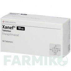 КСАНЕФ (XANEF) 10 мг таблетки 98 шт - Эналаприл ORGANON
