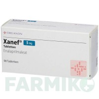 КСАНЕФ (XANEF) 5 мг таблетки 98 шт - Еналаприл ORGANON