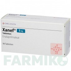 КСАНЕФ (XANEF) 5 мг таблетки 98 шт - Эналаприл ORGANON