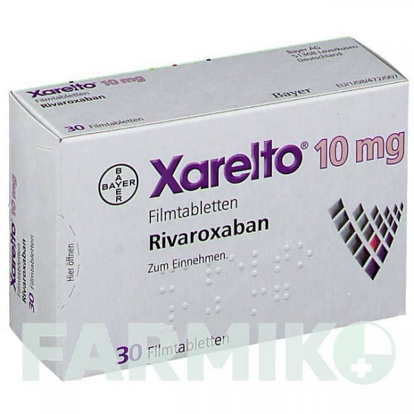 КСАРЕЛТО (XARELTO) 10 мг таблетки 30 шт - Ривароксабан BAYER