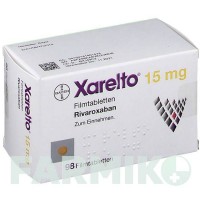 КСАРЕЛТО (XARELTO) 15 мг таблетки 98 шт - Ривароксабан 1 0 1 CAREFARM