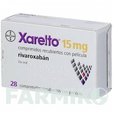 КСАРЕЛТО (XARELTO) 15 мг таблетки 28 шт - Ривароксабан AXICORP PHARMA