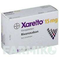 КСАРЕЛТО (XARELTO) 15 мг таблетки 10 шт - Ривароксабан BAYER