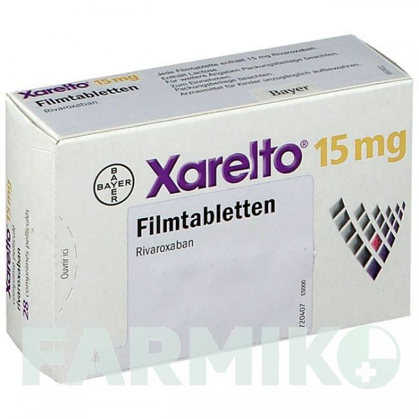 КСАРЕЛТО (XARELTO) 15 мг таблетки 28 шт - Ривароксабан EMRA-MED