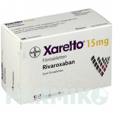 КСАРЕЛТО (XARELTO) 15 мг таблетки 98 шт - Ривароксабан ORIGINALIS