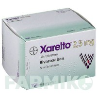КСАРЕЛТО (XARELTO) 2,5 мг таблетки 1x196 шт - Ривароксабан BAYER