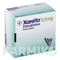 КСАРЕЛТО (XARELTO) 2,5 мг таблетки 1x56 шт - Ривароксабан EMRA-MED