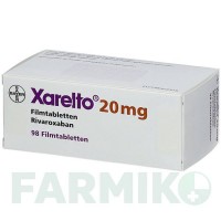 КСАРЕЛТО (XARELTO) 20 мг таблетки 98 шт - Ривароксабан ACA MULLER-ADAG PHARMA