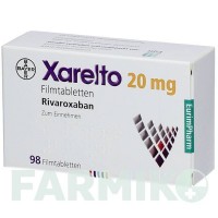 КСАРЕЛТО (XARELTO) 20 мг таблетки 14 шт - Ривароксабан EURIMPHARM