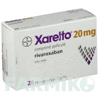 КСАРЕЛТО (XARELTO) 20 мг таблетки 28 шт - Ривароксабан KOHLPHARMA