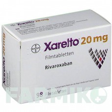 КСАРЕЛТО (XARELTO) 20 мг таблетки 98 шт - Ривароксабан MEDICOPHARM