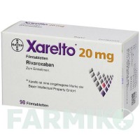 КСАРЕЛТО (XARELTO) 20 мг таблетки 98 шт - Ривароксабан MTK-PHARMA