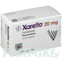 КСАРЕЛТО (XARELTO) 20 мг таблетки 98 шт - Ривароксабан ORIFARM