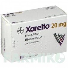 КСАРЕЛТО (XARELTO) 20 мг таблетки 28 шт - Ривароксабан PHARMA GERKE