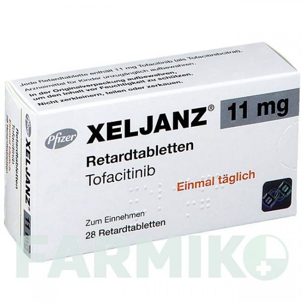 КСЕЛЬЯНЗ (XELJANZ) 11 мг таблетки 28 шт - Тофацитиніб PFIZER
