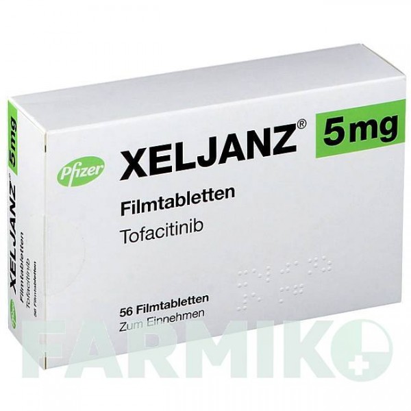 КСЕЛЬЯНЗ (XELJANZ) 5 мг таблетки 56 шт - Тофацитиніб AXICORP PHARMA