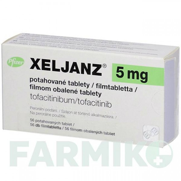 КСЕЛЬЯНЗ (XELJANZ) 5 мг таблетки 56 шт - Тофацитиніб PARANOVA PACK