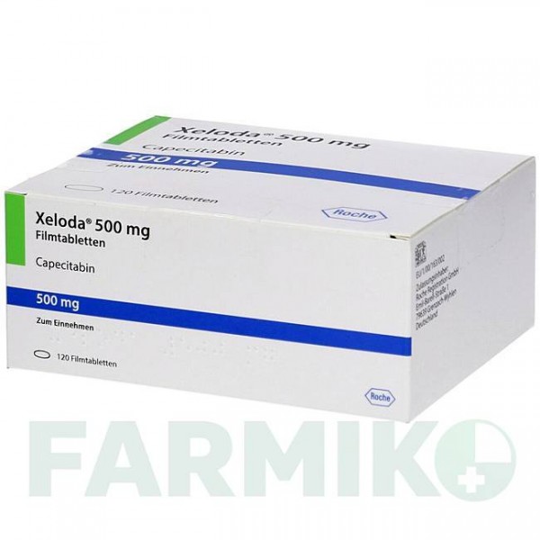 КСЕЛОДА (XELODA) 500 мг таблетки 120 шт - Капецитабін ABACUS MEDICINE