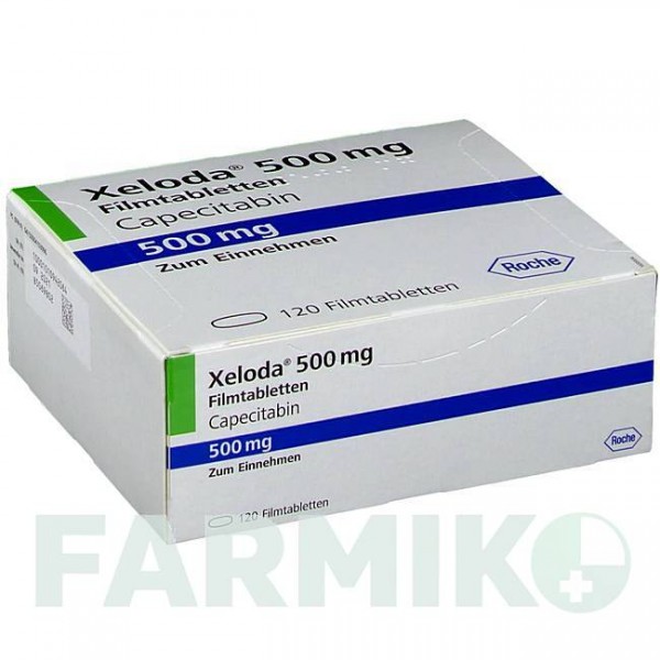 КСЕЛОДА (XELODA) 500 мг таблетки 120 шт - Капецитабін CHEPLAPHARM
