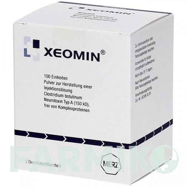 КСЕОМІН (XEOMIN) 100 ОД порошок 2 шт - Ботулінічний токсин типу A 1 0 1 CAREFARM