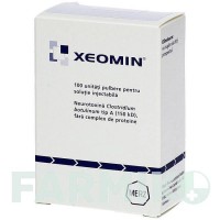 КСЕОМИН (XEOMIN) 100 ЕД порошок 2 шт - Ботулинический токсин типа A ACA MULLER-ADAG PHARMA