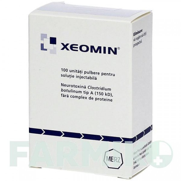 КСЕОМИН (XEOMIN) 100 ЕД порошок 3 шт - Ботулинический токсин типа A ACA MULLER-ADAG PHARMA