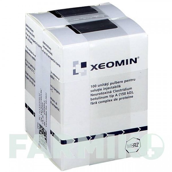 КСЕОМІН (XEOMIN) 100 ОД порошок 2 шт - Ботулінічний токсин типу A CC PHARMA