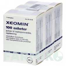 КСЕОМІН (XEOMIN) 100 ОД порошок 3 шт - Ботулінічний токсин типу A CC PHARMA
