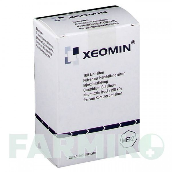 КСЕОМІН (XEOMIN) 100 ОД порошок 1 шт - Ботулінічний токсин типу A ORIFARM