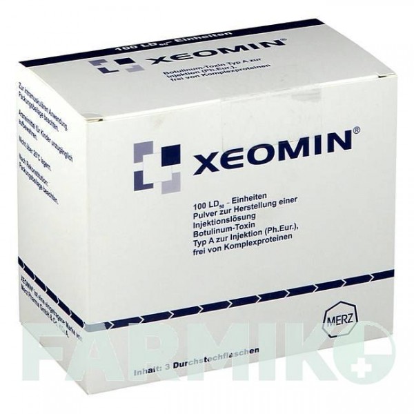 КСЕОМІН (XEOMIN) 100 ОД порошок 3 шт - Ботулінічний токсин типу A ORIGINALIS