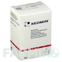 КСЕОМИН (XEOMIN) 50 ЕД порошок 1 шт - Ботулинический токсин типа A MERZ