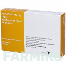 КСЕПЛІОН (XEPLION) 100 мг суспензія 1 шт - Паліперидон AXICORP PHARMA