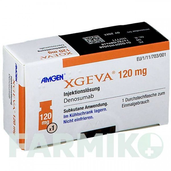 ІКСДЖЕВА (XGEVA) 120 мг розчин 1 шт - Деносумаб AMGEN