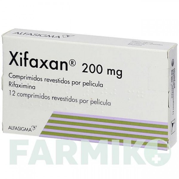 КСІФАКСАН (XIFAXAN) 200 мг таблетки 12 шт - Рифаксимін ACA MULLER-ADAG PHARMA
