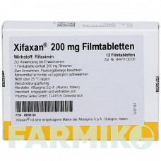 КСІФАКСАН (XIFAXAN) 200 мг таблетки 12 шт - Рифаксимін PHARMA GERKE