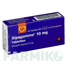 КСИПАГАММА (XIPAGAMMA) 10 мг таблетки 30 шт - Ксипамид AAA - PHARMA