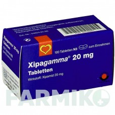 КСИПАГАММА (XIPAGAMMA) 20 мг таблетки 100 шт - Ксипамид AAA - PHARMA