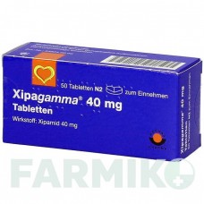 КСИПАГАММА (XIPAGAMMA) 40 мг таблетки 50 шт - Ксипамид AAA - PHARMA
