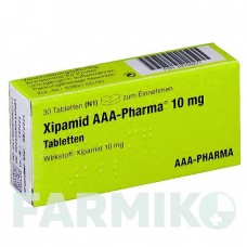 КСИПАМІД (XIPAMID) 10 мг таблетки 30 шт - Ксипамід AAA - PHARMA